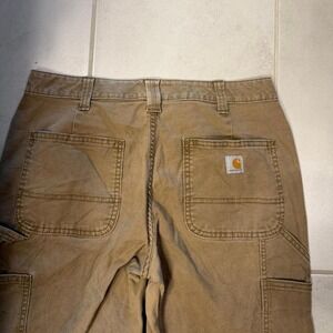 Carhartt Original Fit Work Pants | Tan Duck Canvas | Men's 30x28